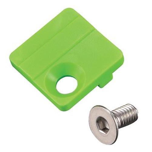 Q2 Front Derailleur Cover Green-Pit Crew Cycles