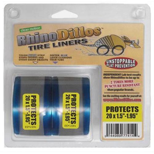 RHINODILLOS Tire Liners Yellow 20" X 1.50-1.95-Pit Crew Cycles
