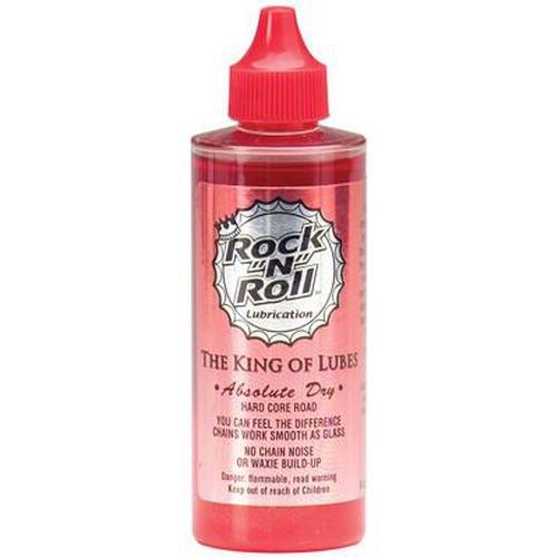 ROCK N Roll Absolute Dry (Red) Drip Lube 4 Oz-Pit Crew Cycles