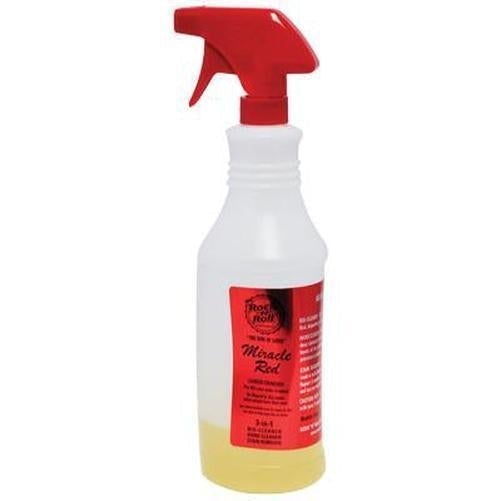 ROCK N Roll Miracle Red 3-In-1 Spray Bottle Cleaner & Degreaser 32 Oz-Pit Crew Cycles