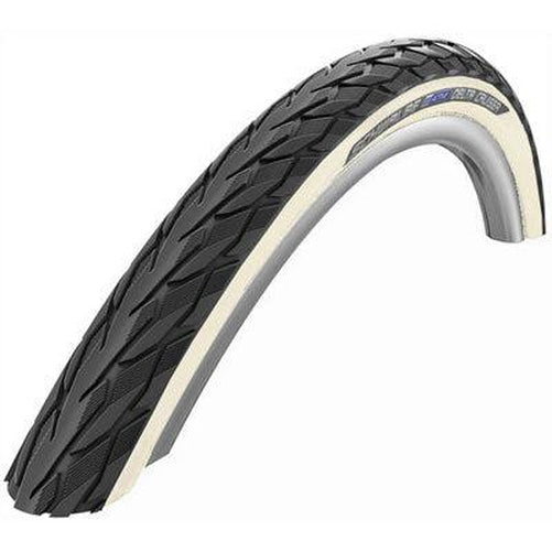 SCHWALBE Delta Cruiser Active SBC K-Guard Wire Tire 700c x 28 mm Whitewall-Pit Crew Cycles