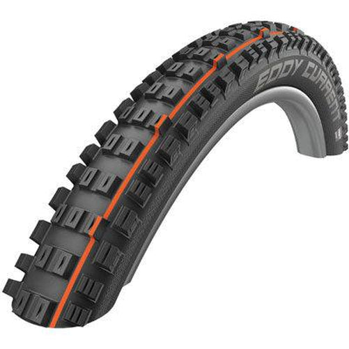 SCHWALBE Eddy Current Super Trail Addix Soft TL Easy Front Only Folding Tire 27.5'' x 2.60'' Black-Pit Crew Cycles