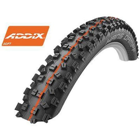 SCHWALBE Hans Dampf Super Gravity Addix Soft TL Easy Folding Tire 26'' / 559 x 2.35'' Black-Pit Crew Cycles