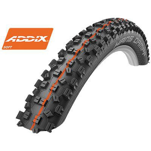 SCHWALBE Hans Dampf Super Gravity Addix Soft TL Easy Folding Tire 27.5'' x 2.60'' Black-Pit Crew Cycles