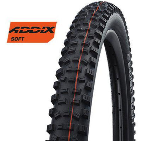 SCHWALBE Hans Dampf Super Trail Addix Soft TL Easy Folding Tire 27.5'' x 2.35'' Black-Pit Crew Cycles