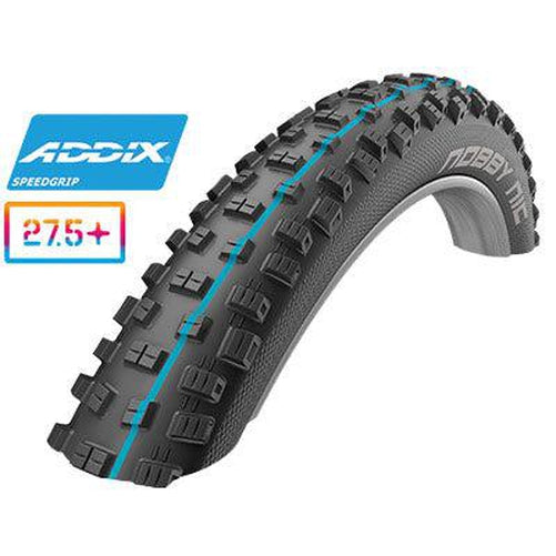 SCHWALBE Nobby Nic Addix Speedgrip Tubeless Ready Folding Tire 27.5'' x 2.35'' Black-Pit Crew Cycles