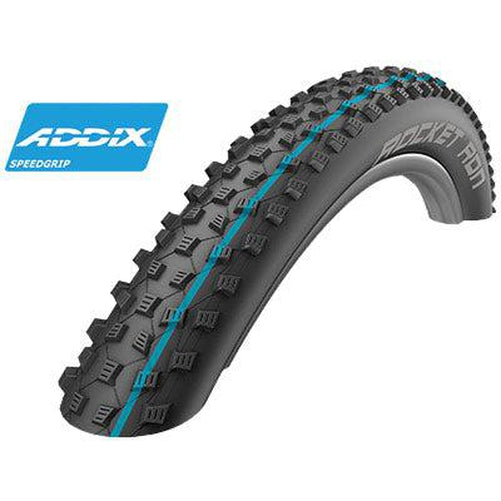 SCHWALBE Rocket Ron Evolution Addix Speedgrip TL Easy Folding Tire 27.5'' x 2.25'' Black-Pit Crew Cycles