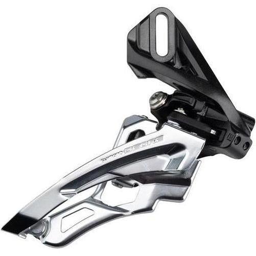 SHIMANO Deore FD-M6000-D 10-Speed Triple Side-Swing Front-Pull Direct- Mount Front Derailleur-Pit Crew Cycles