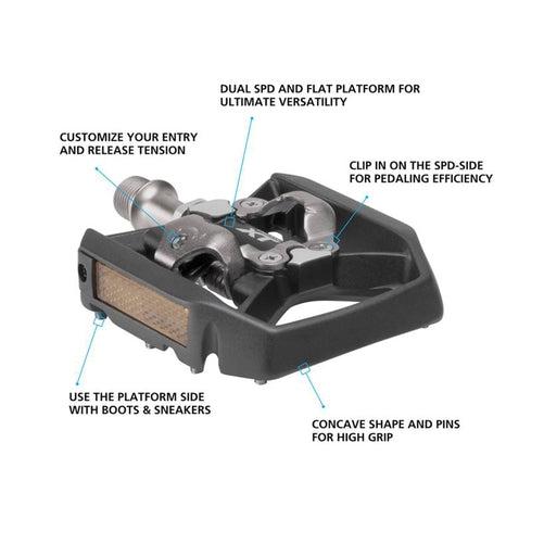 SHIMANO Deore XT PD T8000 SPD Pedals-Pit Crew Cycles