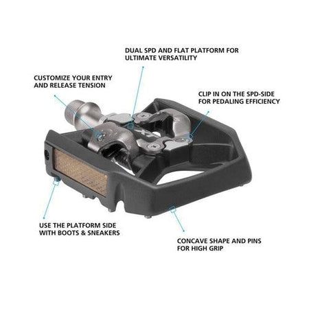 SHIMANO Deore XT PD T8000 SPD Pedals-Pit Crew Cycles
