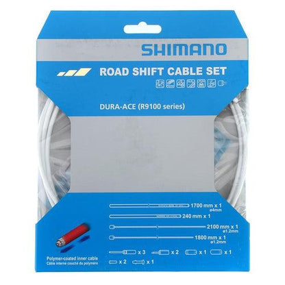 SHIMANO Dura-Ace R9100 Polymer SP41 Road Shifter Cables & Housing Set-Pit Crew Cycles