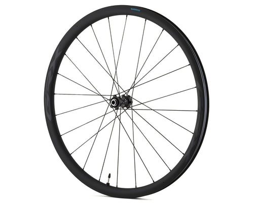 SHIMANO GRX RX870 Carbon Front Wheel Black Centerlock Tubeless-Pit Crew Cycles