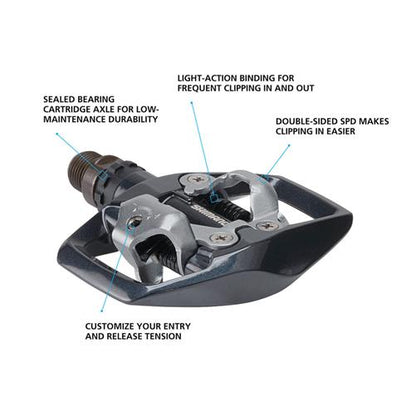 SHIMANO PD-ED500 Spd Road Pedals-Pit Crew Cycles