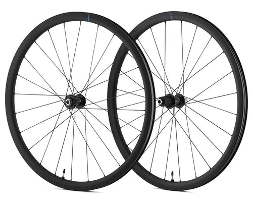 SHIMANO RS710 C32 Carbon Wheelset Black Centerlock Tubeless-Pit Crew Cycles