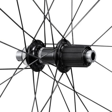 SHIMANO RS710 C46 Carbon Wheelset Black Centerlock Tubeless-Pit Crew Cycles