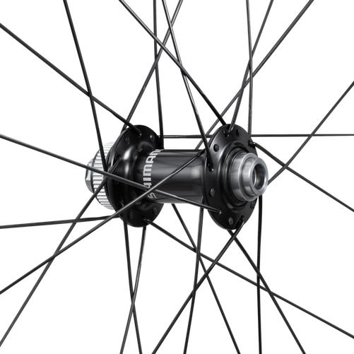 SHIMANO RS710 C46 Front Wheel Black Centerlock Tubeless-Pit Crew Cycles