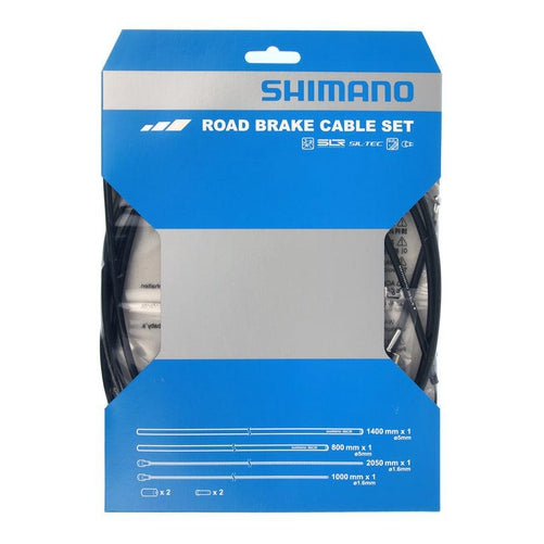 SHIMANO Road PTFE Teflon Coated Brake Cable & Housing Complete Set-Pit Crew Cycles