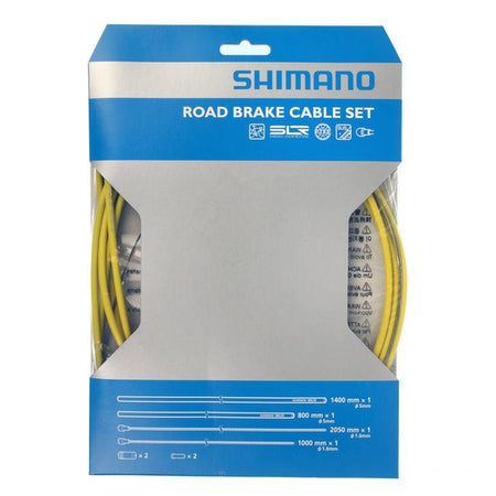 SHIMANO Road PTFE Teflon Coated Brake Cable & Housing Complete Set-Pit Crew Cycles