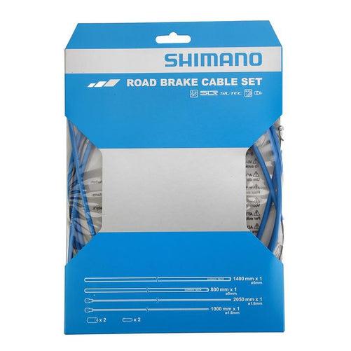 SHIMANO Road PTFE Teflon Coated Brake Cable & Housing Complete Set-Pit Crew Cycles