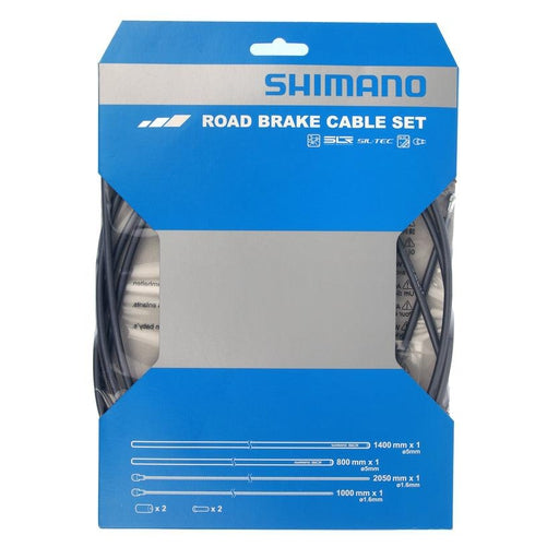 SHIMANO Road PTFE Teflon Coated Brake Cable & Housing Complete Set-Pit Crew Cycles