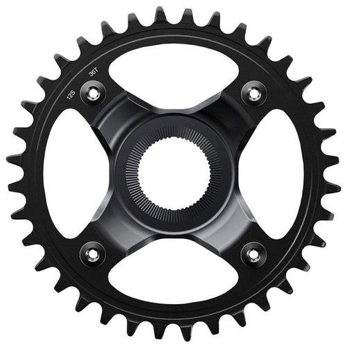 SHIMANO SM-CRE80-B STEPS "Boost" eBike Chainring 36 Tooth 56.5mm "Super Boost" Chainline Black-Pit Crew Cycles