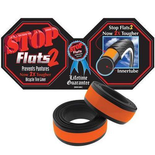 STOP Flats 2 Bicycle Tire Liners Bulk Pack Tan 29 X 2.0 - 2.1-Pit Crew Cycles