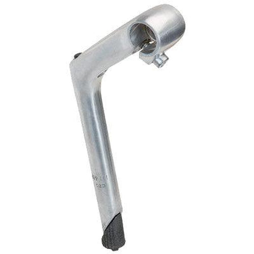 ULTRACYCLE 1-Bolt Alloy Quill Stem 1'' Aluminum 25.4mm x 80mm Angle 30 Silver-Pit Crew Cycles