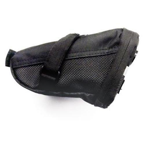 ULTRACYCLE 50Ci Rear Strap Mount Saddle Bag Black Medium 7.5 X 4.5 X 3.5''-Pit Crew Cycles