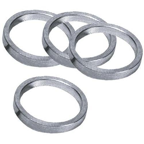 ULTRACYCLE Alloy Bicycle Headset Spacers Pack Of 10 Silver 1-1/8 X 5Mm-Pit Crew Cycles