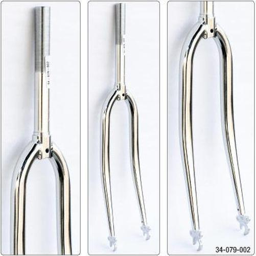 ULTRACYCLE Bicycle Replacement Cromoly Beach Cruiser Fork 1" Chrome Steerer Tube 200Mm / Threaded 100Mm-Pit Crew Cycles