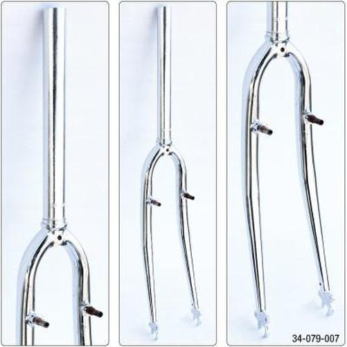 ULTRACYCLE Bicycle Replacement Cromoly Hybrid Fork 700C 1-1/8" Threadless Chrome-Pit Crew Cycles