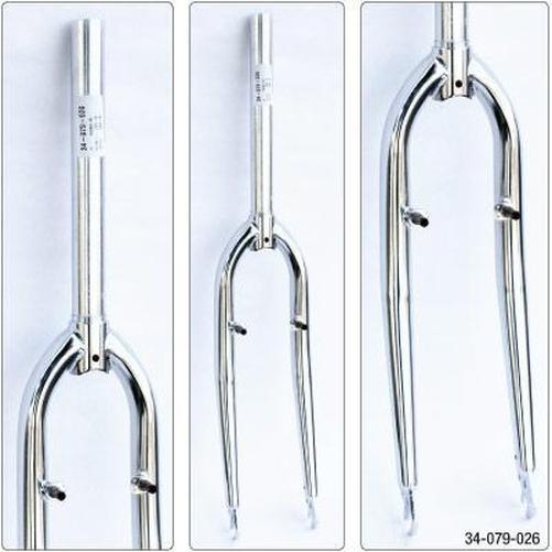 ULTRACYCLE Bicycle Replacement Cromoly Mountain Fork 1-1/8 26" Threadless Chrome-Pit Crew Cycles