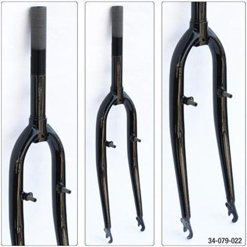 ULTRACYCLE Bicycle Replacement Cromoly Mountain Fork 26" 1-1/8 Threaded Black-Pit Crew Cycles