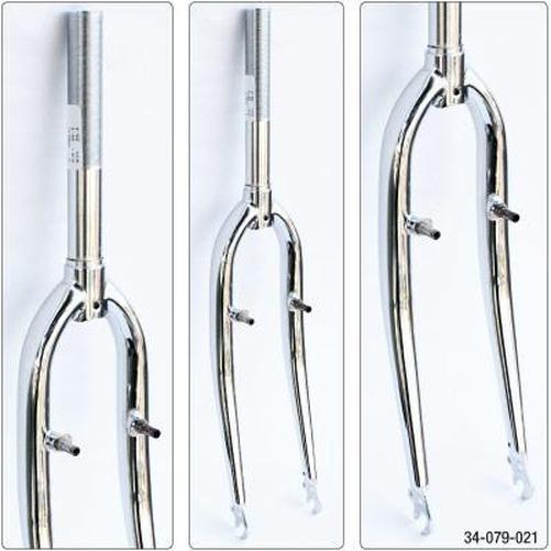 ULTRACYCLE Bicycle Replacement Cromoly Mountain Fork 26" 1-1/8 Threaded Chrome-Pit Crew Cycles