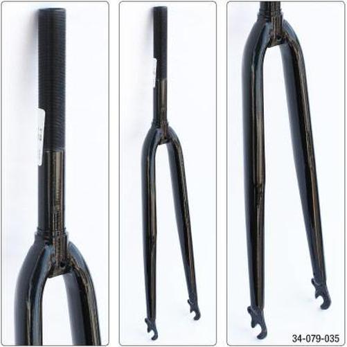 ULTRACYCLE Bicycle Replacement Cromoly Road Fork 700C 1" Black Steerer Tube 200 Mm / Threaded120Mm-Pit Crew Cycles