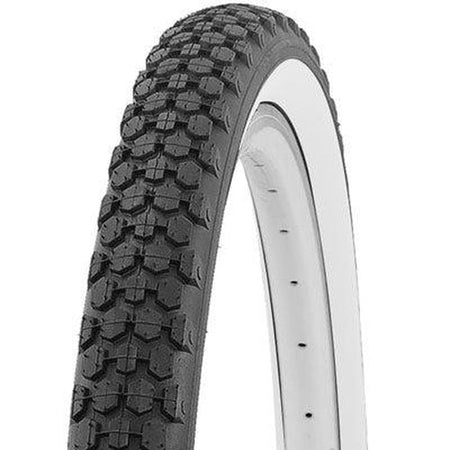 ULTRACYCLE Coaster P1075A Wire Tire 26'' / 559 x 2.125'' White-Pit Crew Cycles