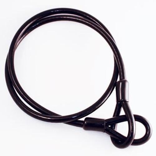 ULTRACYCLE Coated Security Cable Double Loop End 10Mm X 48"-Pit Crew Cycles