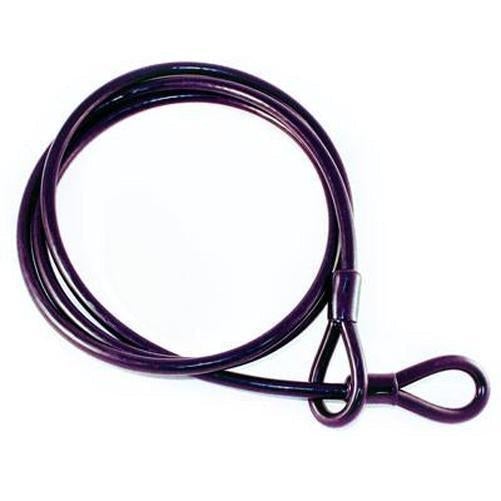ULTRACYCLE Coated Security Cable Double Loop End 10Mm X 84"-Pit Crew Cycles