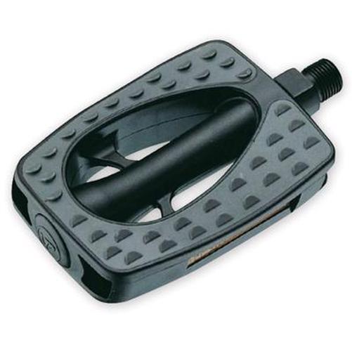 ULTRACYCLE Comfort Resin Rubber Edge Pedals Black/Gray 1/2'' Platform-Pit Crew Cycles
