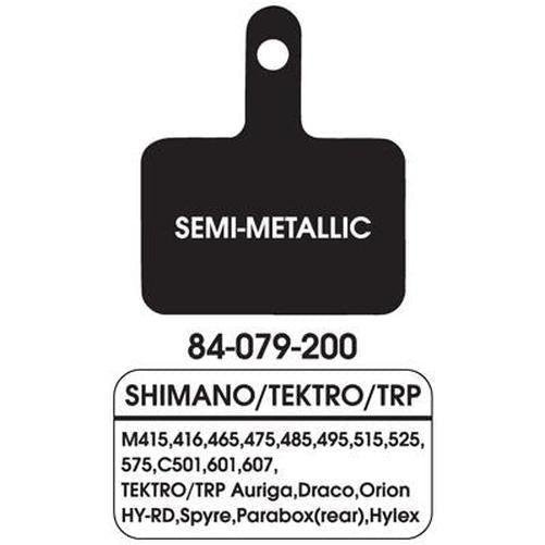 ULTRACYCLE Disc Brake Pads Organic Semi Metallic Steel Plate J. Shimano-Pit Crew Cycles