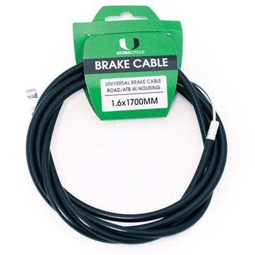 ULTRACYCLE Galvanized Brake Cable And Housing Set 1.5 Galvanized 1700Mm-Pit Crew Cycles