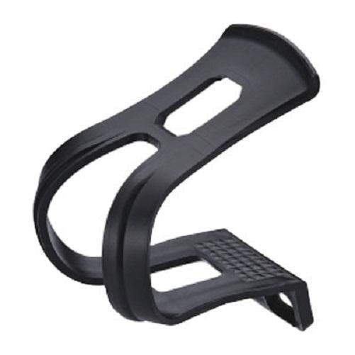ULTRACYCLE Half Toe Clips Black Large Pair-Pit Crew Cycles