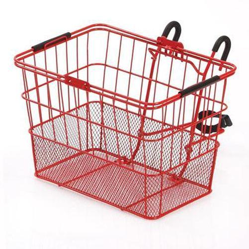 ULTRACYCLE Hook & Go Mesh Front Detachable Holder Mount Bike Basket Red-Pit Crew Cycles