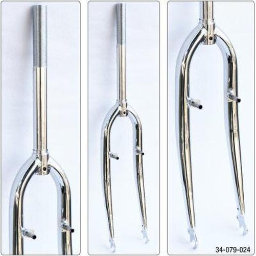 ULTRACYCLE MTB Fork 26" 1" Threaded Chrome Steerer Tube 250mm Threaded 100mm-Pit Crew Cycles