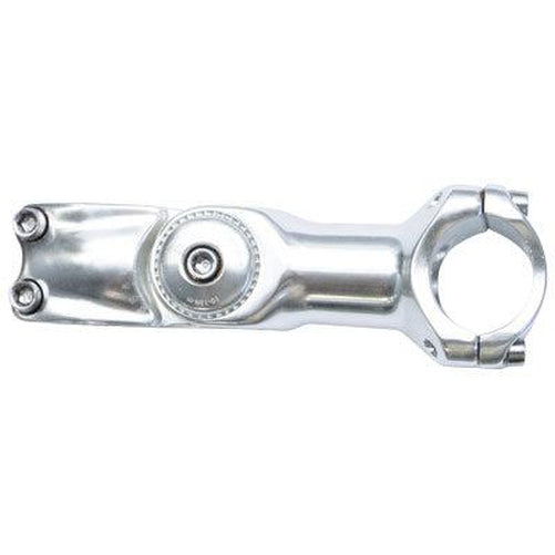 ULTRACYCLE Os Adjustable Ahead Stem 1-1/8'' Aluminum 31.8mm x 110mm Angle 0-60 Silver-Pit Crew Cycles