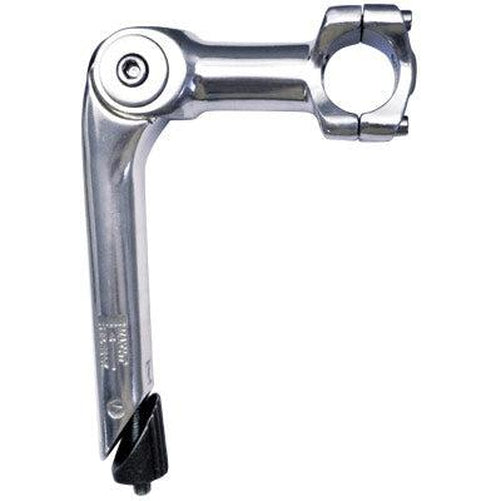 ULTRACYCLE Os Adjustable Quill Stem 1-1/8'' Aluminum 31.8mm x 105mm Angle 0-55 Silver-Pit Crew Cycles