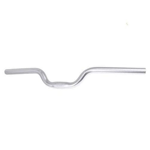 ULTRACYCLE Os Alloy Riser Handlebar 700mm x 31.8mm x 4" Rise Silver-Pit Crew Cycles