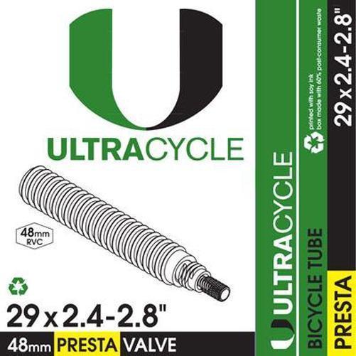 ULTRACYCLE Presta Valve (RVC) Standard Tube 48 mm 29'' x 2.4-2.8''-Pit Crew Cycles