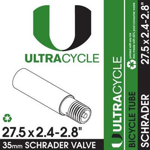 ULTRACYCLE Schrader Valve Standard Tube 35 mm 27.5'' x 2.4-2.8''-Pit Crew Cycles