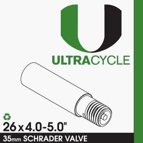 ULTRACYCLE Schrader Valve Tube 26 x 4.0-5.0-Pit Crew Cycles